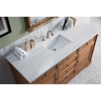 60" Savannah Single Bathroom Vanity, Driftwood - vanitiesdepot.com