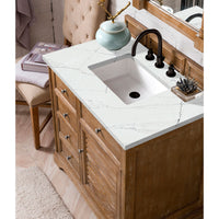 36" Savannah Single Bathroom Vanity, Driftwood - vanitiesdepot.com