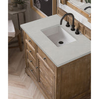36" Savannah Single Bathroom Vanity, Driftwood - vanitiesdepot.com