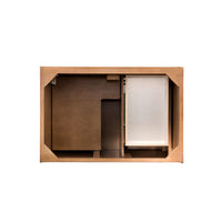 36" Savannah Single Bathroom Vanity, Driftwood - vanitiesdepot.com