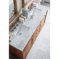 72" Savannah Double Bathroom Vanity, Driftwood - vanitiesdepot.com