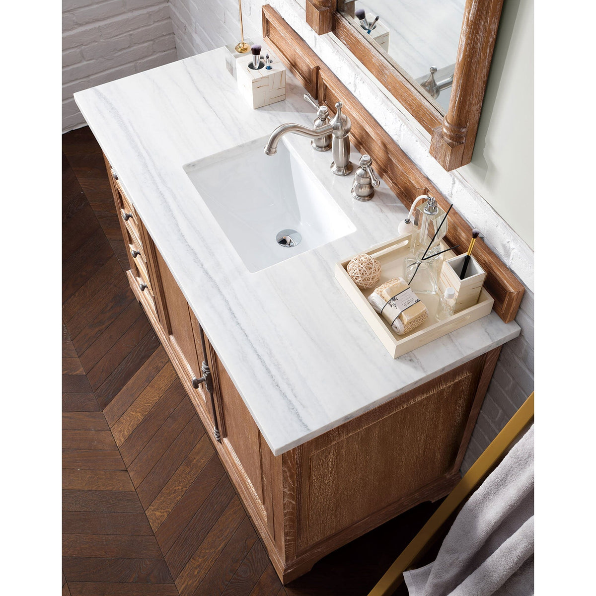 Providence 48 Single Bathroom Vanity in Driftwood