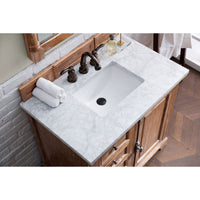 36" Providence Single Bathroom Vanity, Driftwood - vanitiesdepot.com