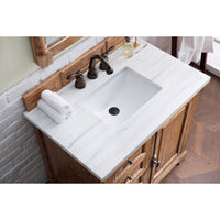 36" Providence Single Bathroom Vanity, Driftwood - vanitiesdepot.com