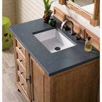 36" Savannah Single Bathroom Vanity, Driftwood - vanitiesdepot.com