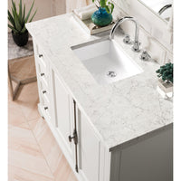 48" Providence Single Bathroom Vanity, Bright White