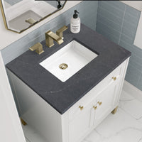 30" Chicago Single Vanity, Glossy White