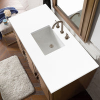 48" Portland Single Bathroom Vanity, Whitewashed Walnut - vanitiesdepot.com