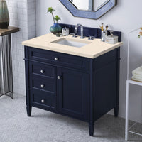 36" Brittany Single Bathroom Vanity, Victory Blue