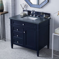 36" Brittany Single Bathroom Vanity, Victory Blue