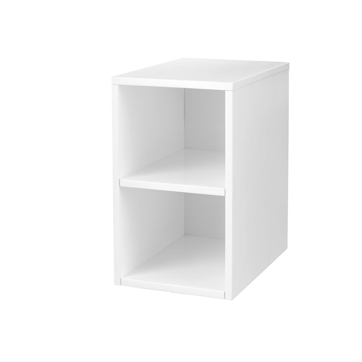 12" x 20" Milan Short Storage Cabinet, Glossy White