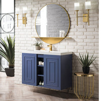 39.5" Alicante' Single Bathroom Vanity, Azure Blue