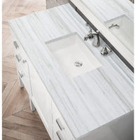 48" Addison Single Vanity Cabinet, Glossy White