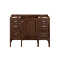 48" Addison Single Vanity Cabinet, Mid Century Acacia
