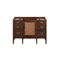 48" Addison Single Vanity Cabinet, Mid Century Acacia