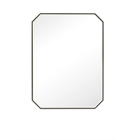 30" Rohe Octagon Mirror, Matte Black