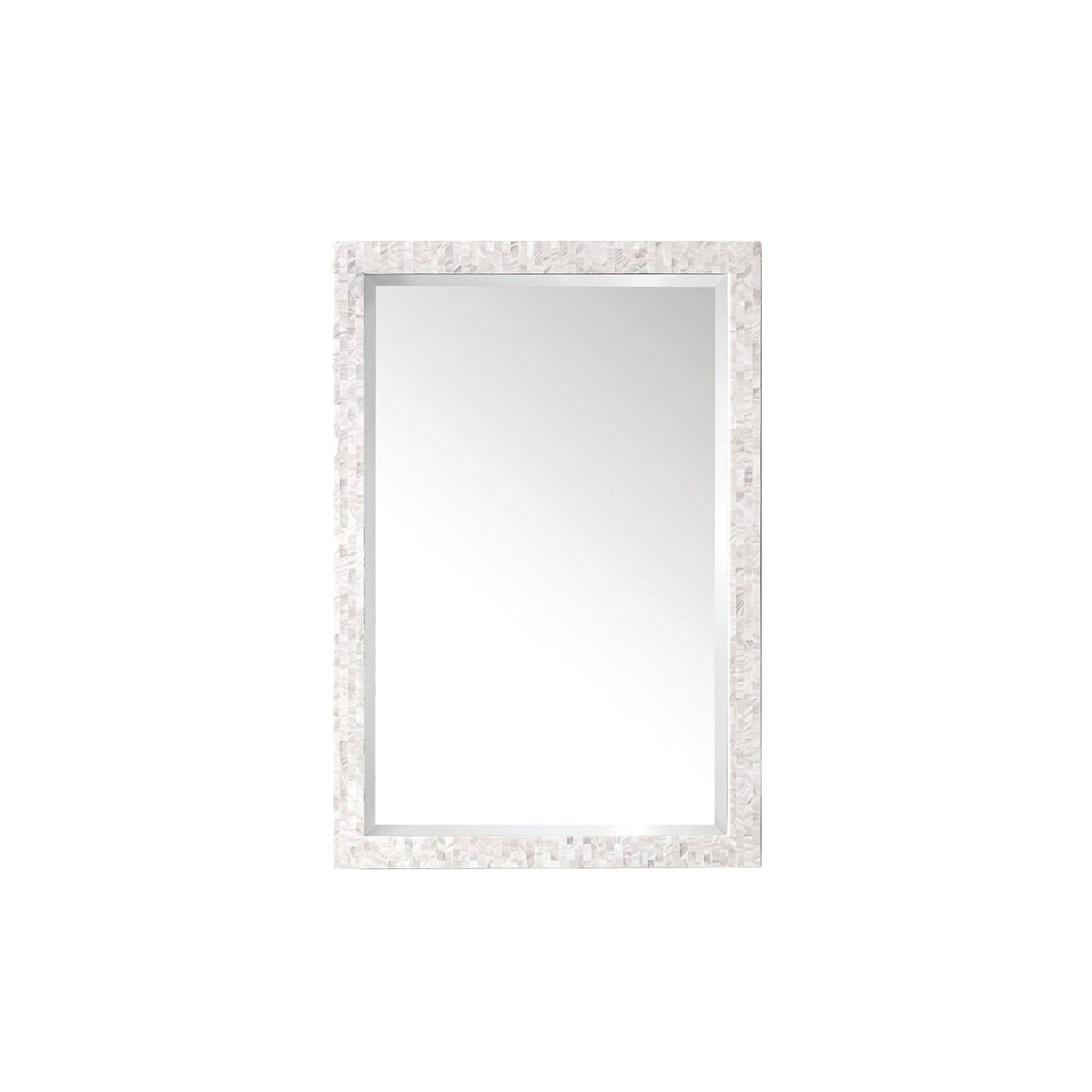 26" Callie Mirror, White Mother of Pearl